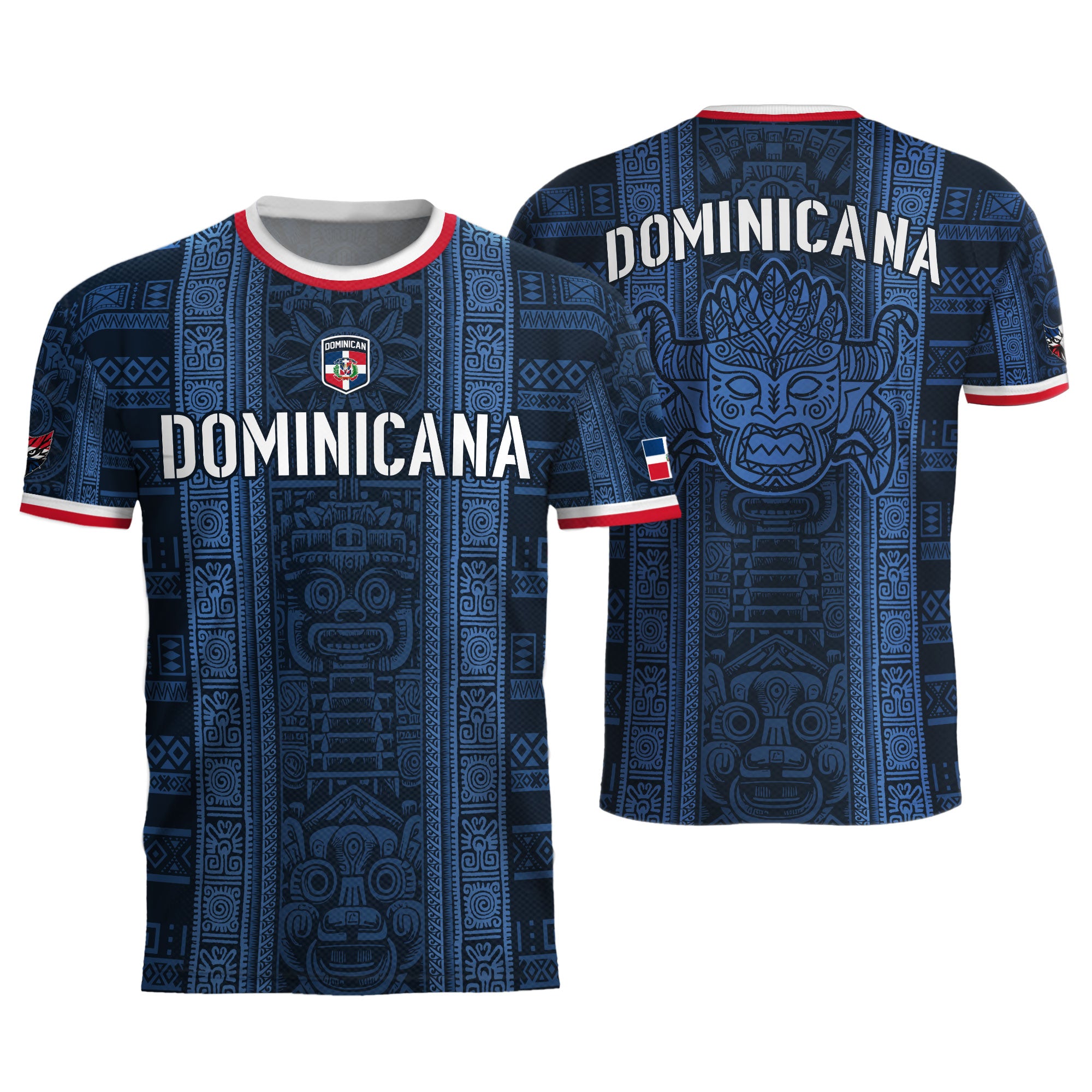 Dominican Cultural Heritage Soccer Jersey Navy, Identity & Pride Edition