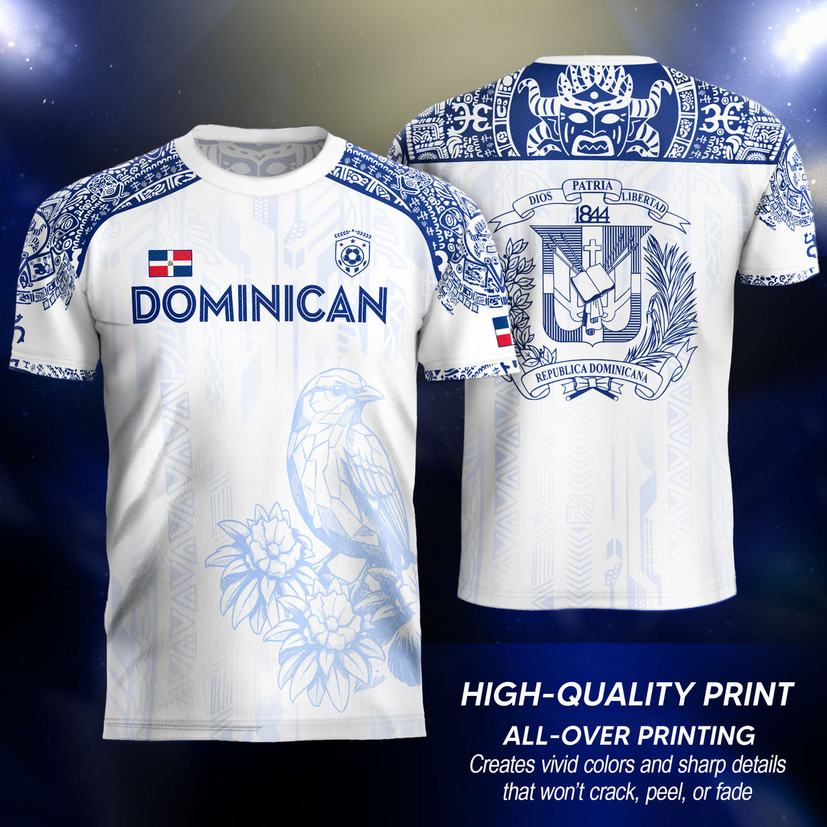 Dominican Republic Orgullo Dominicano White Cigua Palmera Soccer Jersey