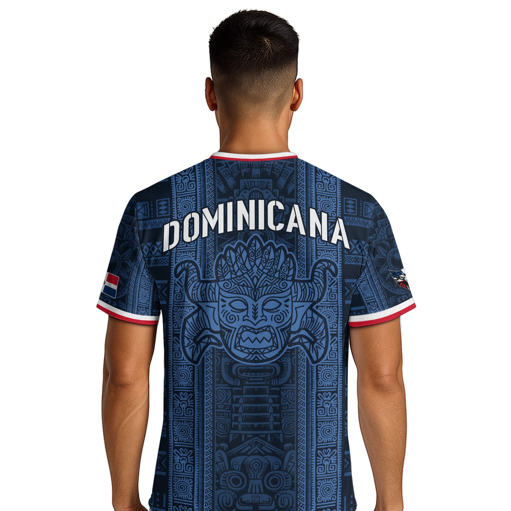 Dominican Cultural Heritage Soccer Jersey Navy, Identity & Pride Edition