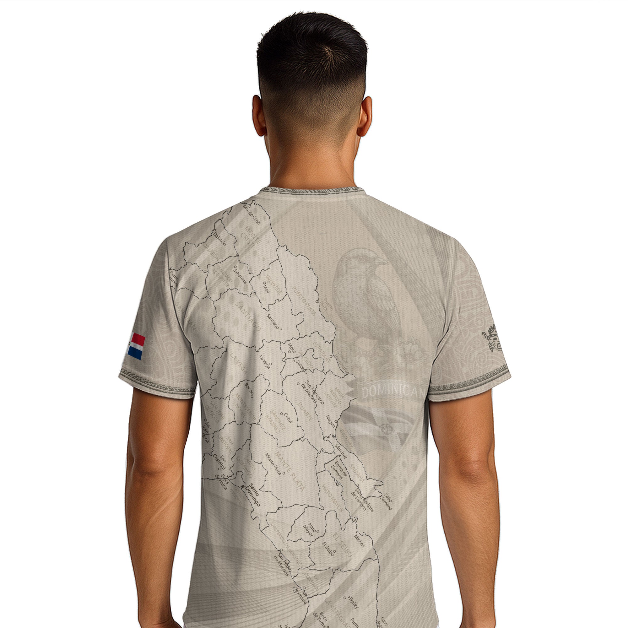 Dominican Cultural Identity Soccer Jersey Beige, Heritage & Pride Edition