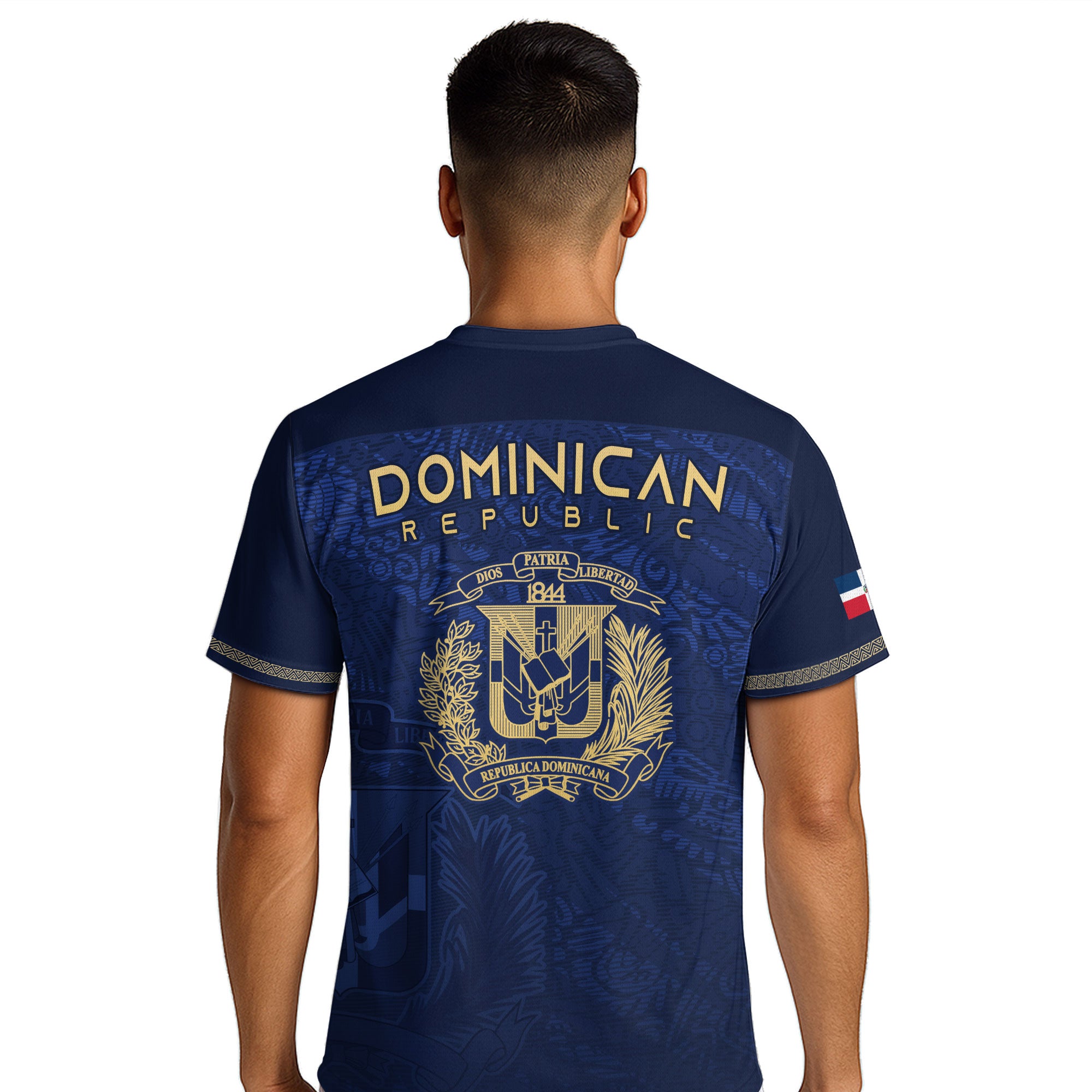 Dominican Heritage Soccer Jersey Navy And Gold, Cultural Pride and National Identity