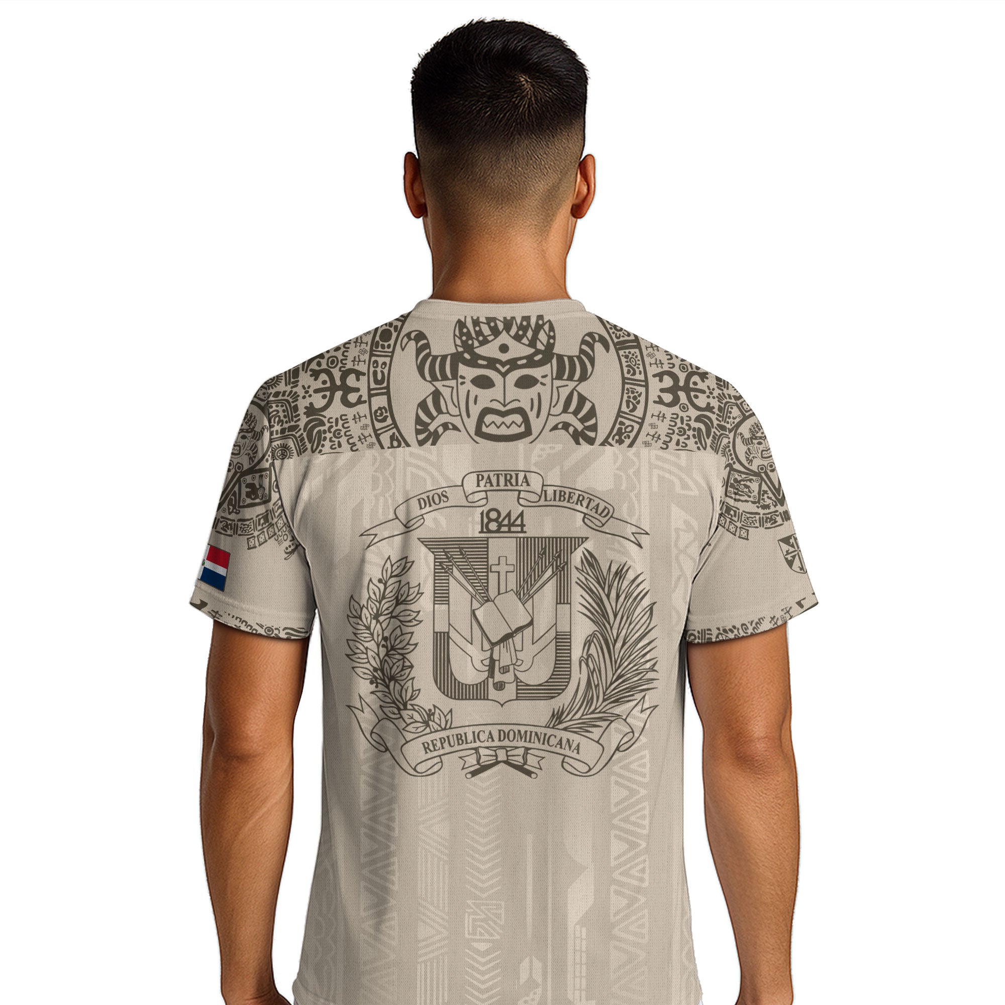 Dominican Republic Orgullo Dominicano Beige Cigua Palmera Soccer Jersey