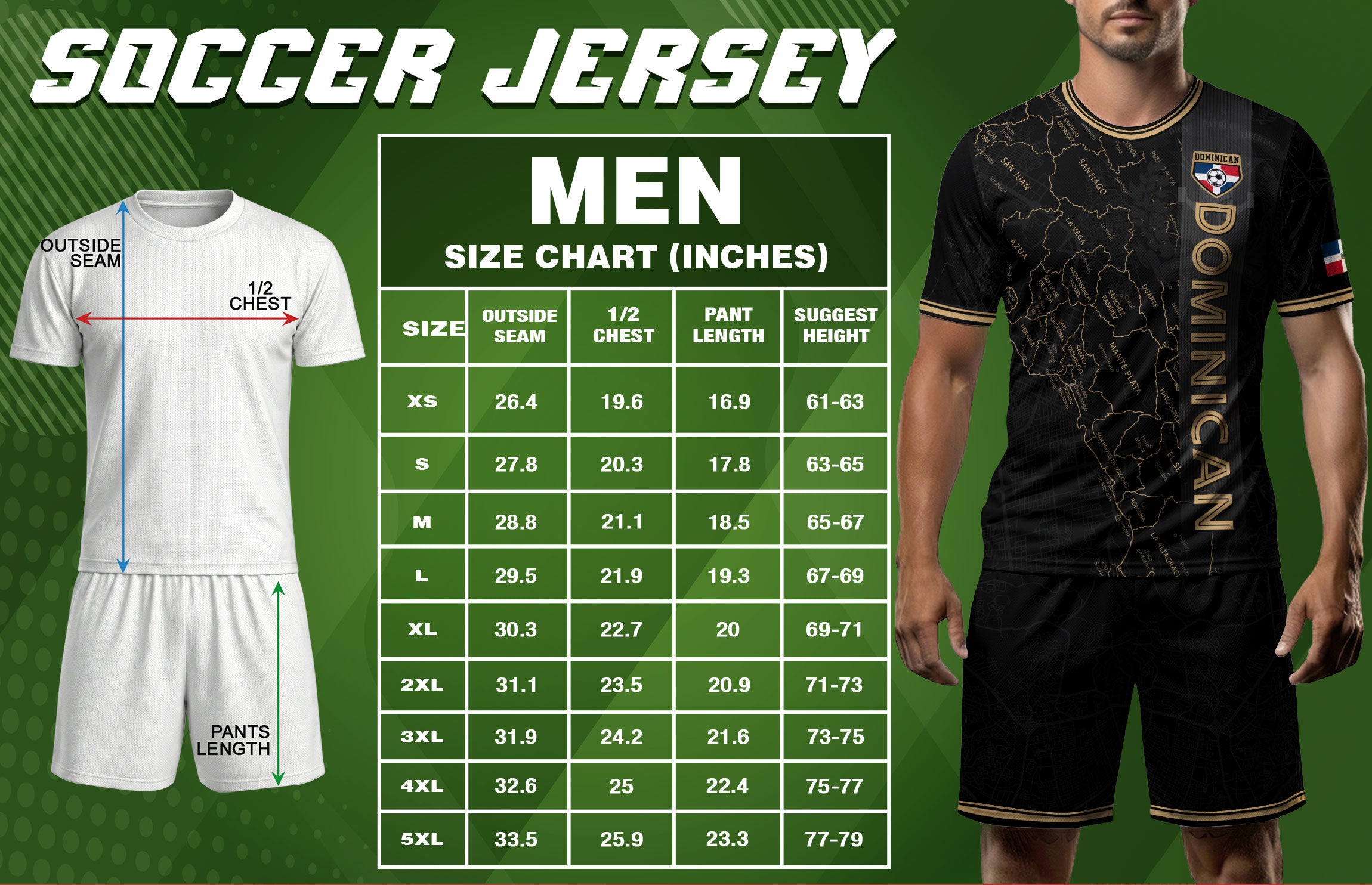 Dominican National Pride Soccer Jersey Black Gold, Taino Heritage Map Design Shirt
