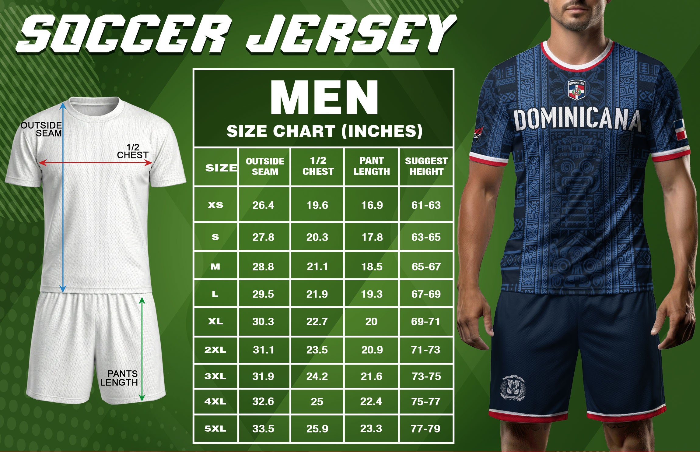 Dominican Cultural Heritage Soccer Jersey Navy, Identity & Pride Edition