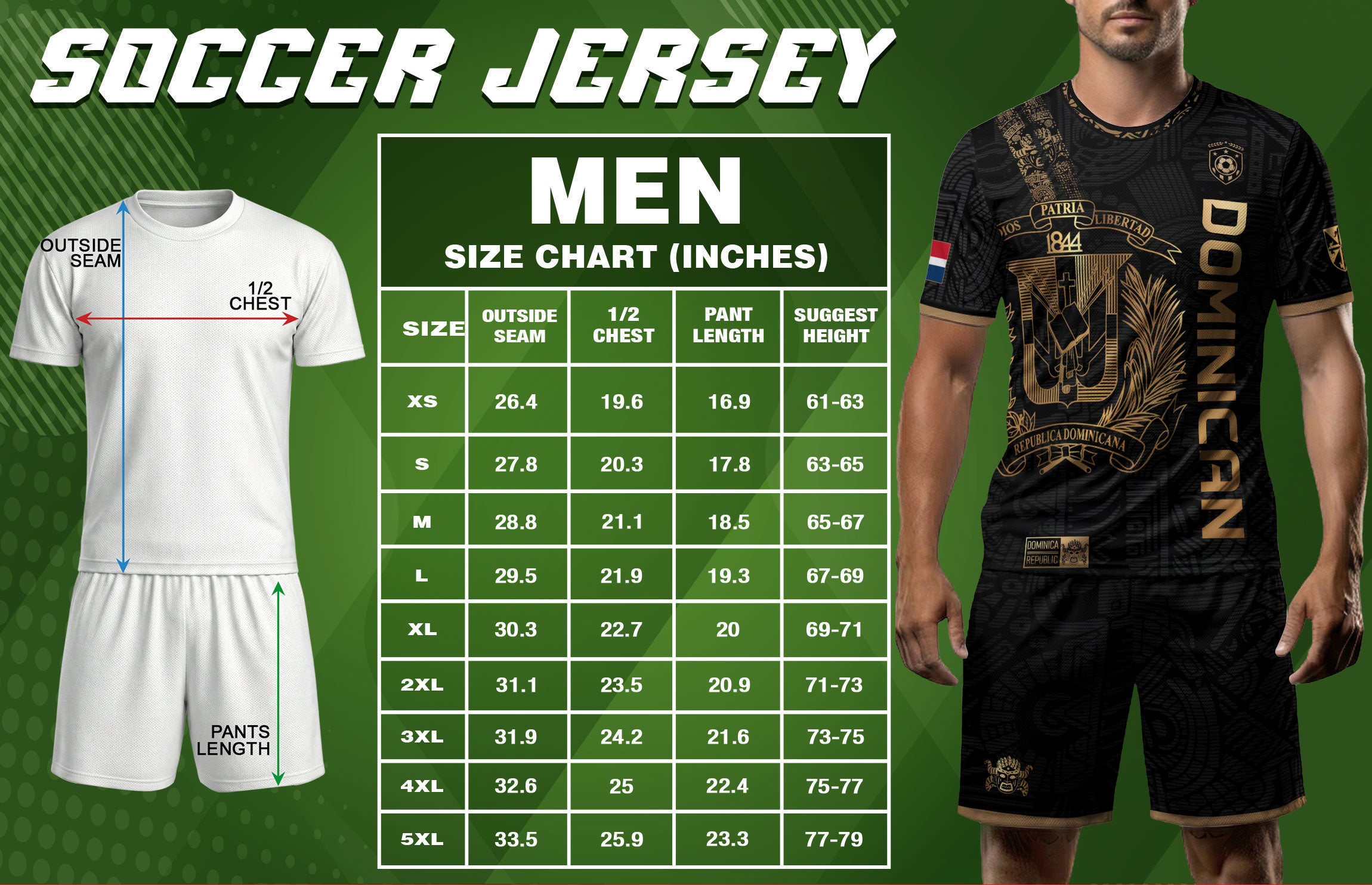 Dominican Republic Black Gold Taino Tribal Pattern National Pride Vintage Soccer Jersey