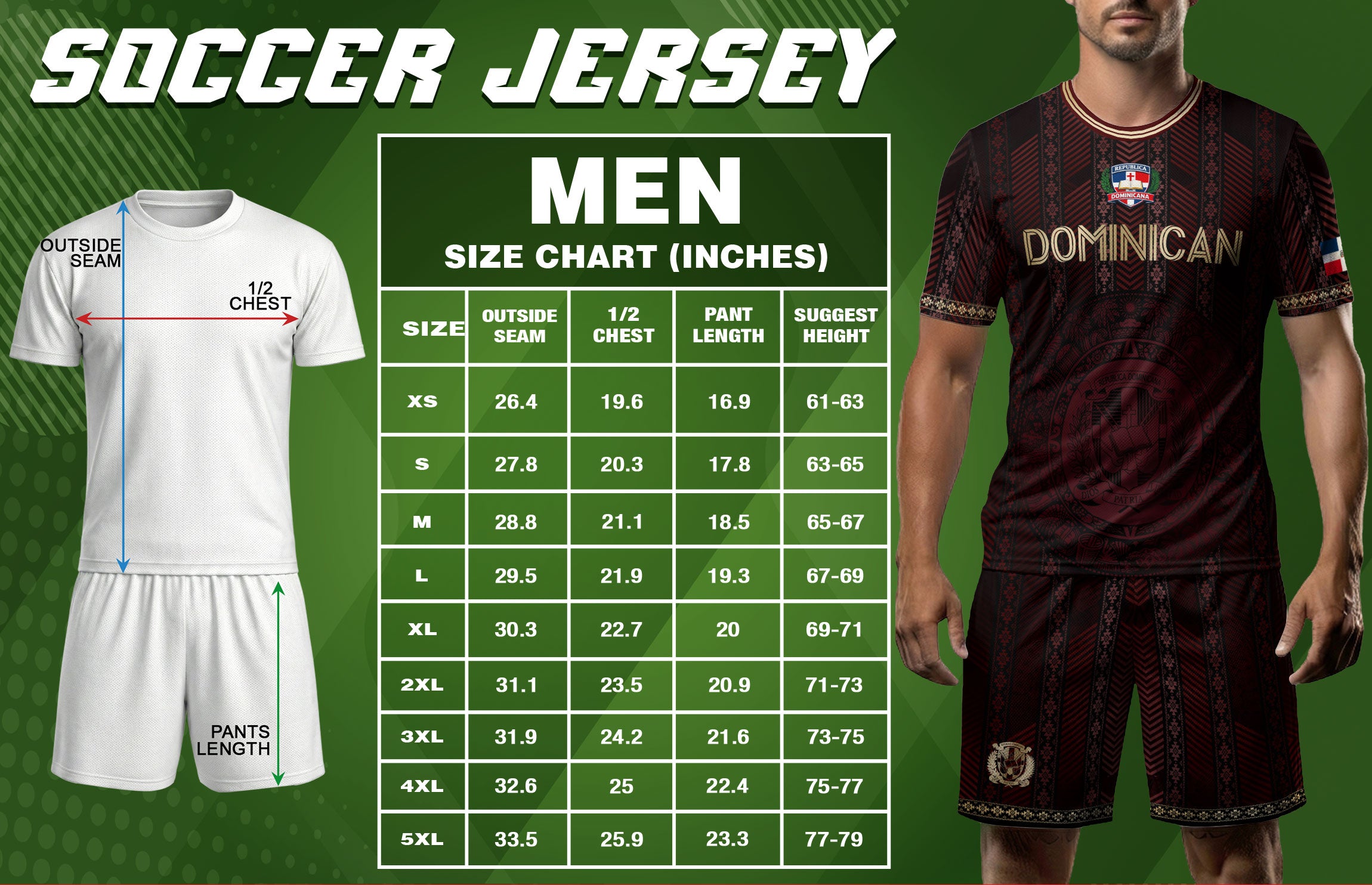 Dominican Republic Soccer Jersey Maroon Gold, Cultural Heritage National Pride Apparel