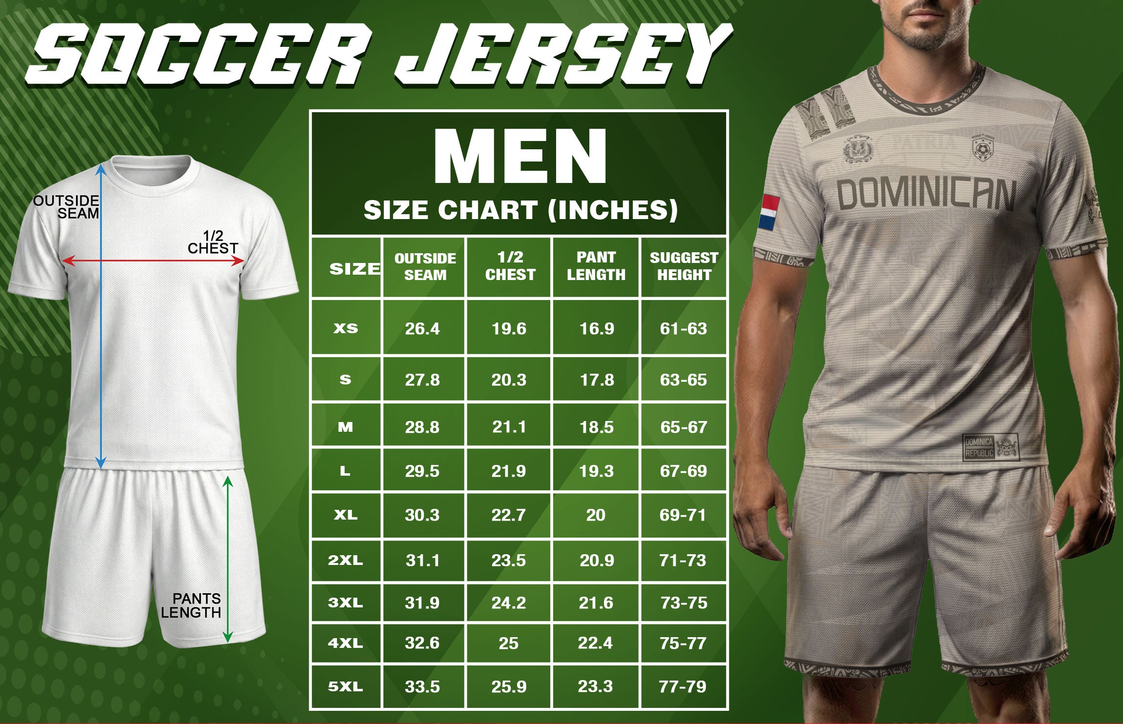 Dominican Republic Heritage Beige Earth Tone National Soccer Jersey