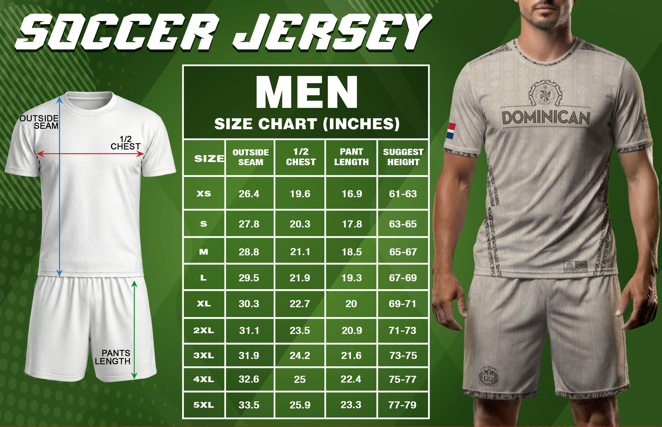 Dominican Republic Heritage Beige Tan Patchwork Soccer Jersey