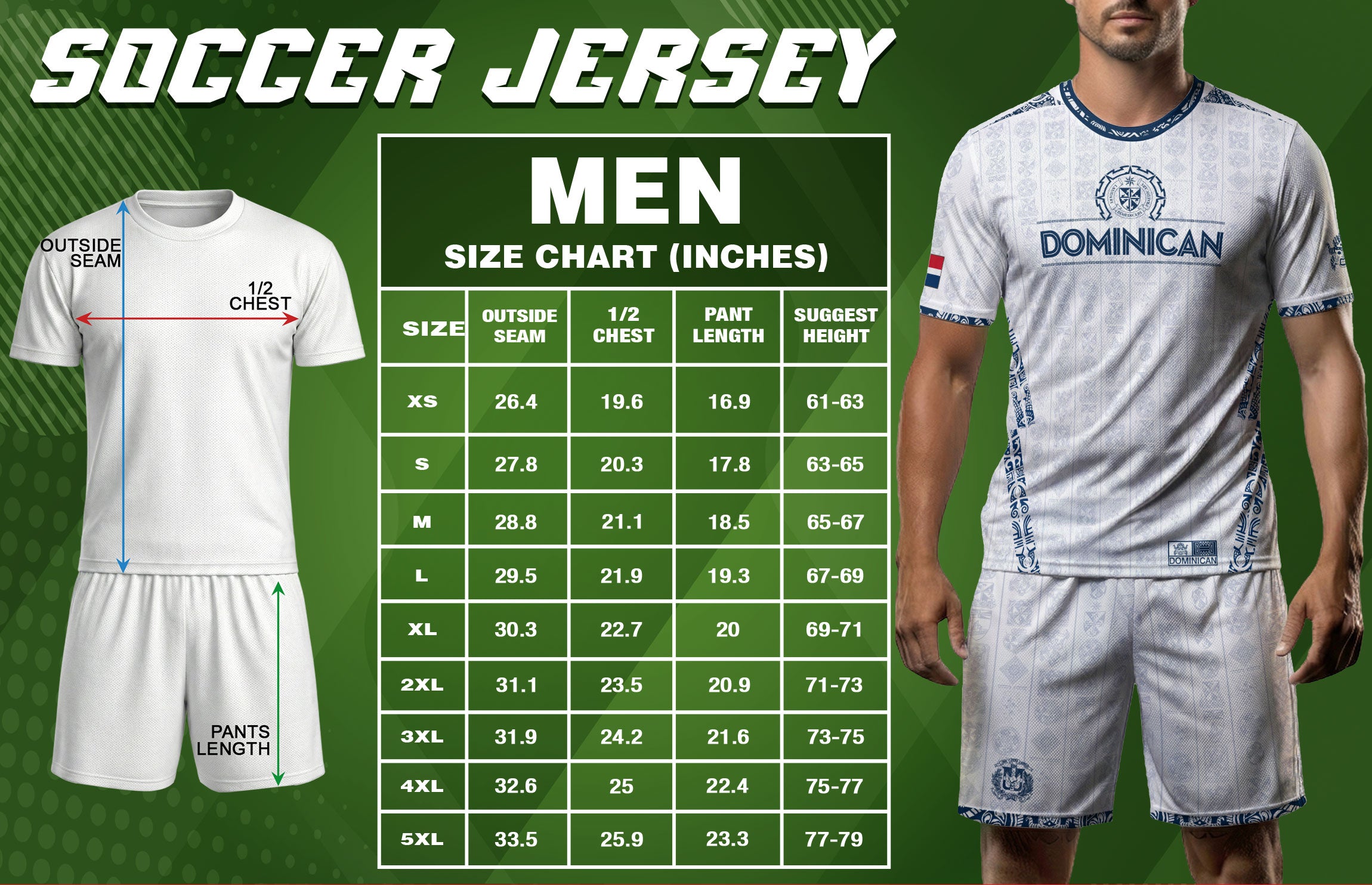 Dominican Republic Heritage White Patchwork Soccer Jersey
