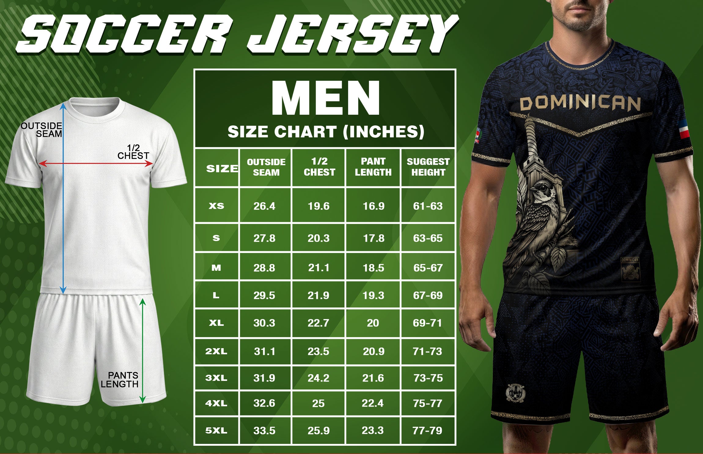 Dominican Cultural Legacy Soccer Jersey Black Navy, Identity & Pride Edition