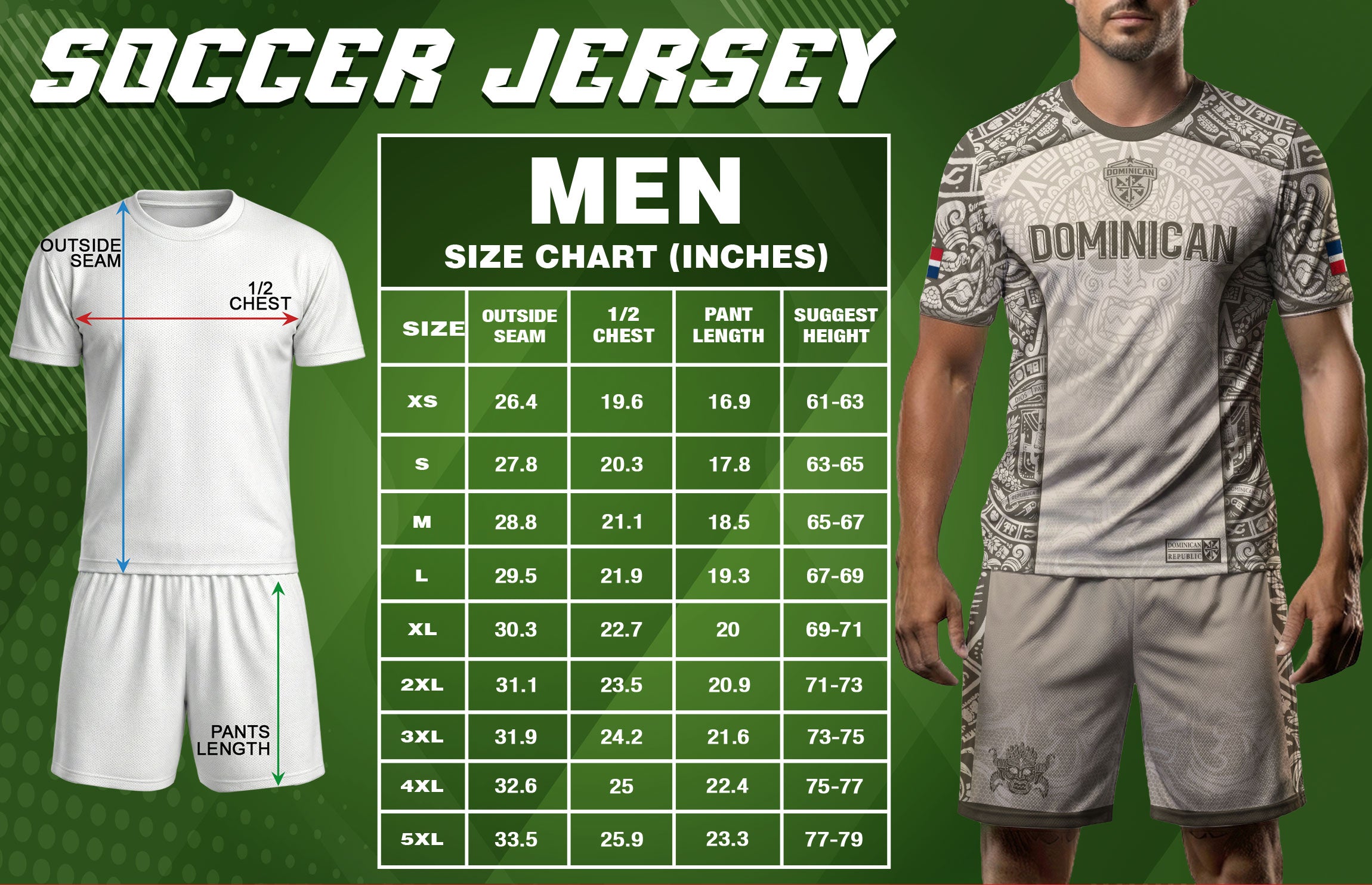 Dominican Republic Heritage Orgullo Dominicano Beige Taino Soccer Jersey