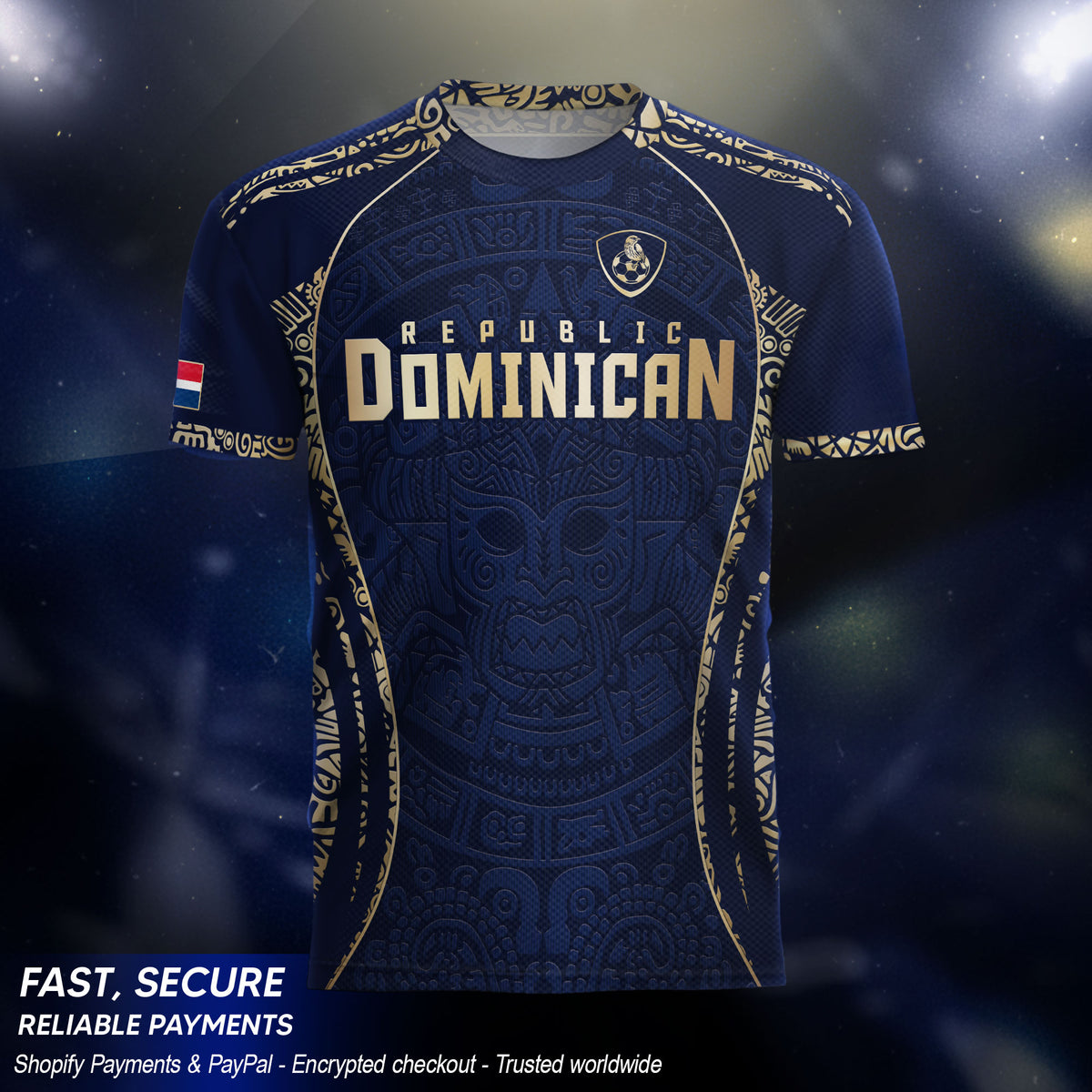 Dominican National Pride Soccer Jersey Navy And Gold, Culture Beyond the Game
