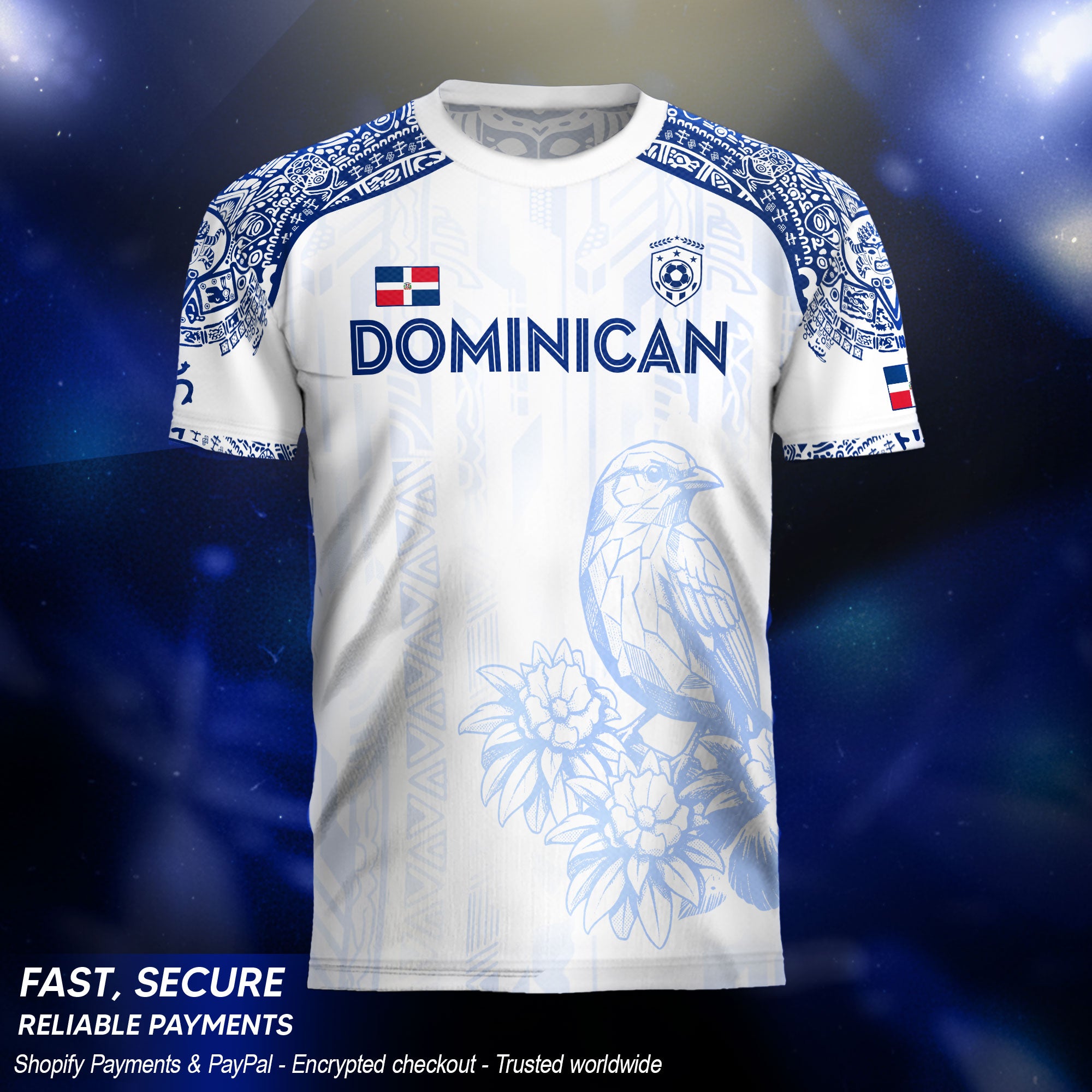 Dominican Republic Orgullo Dominicano White Cigua Palmera Soccer Jersey
