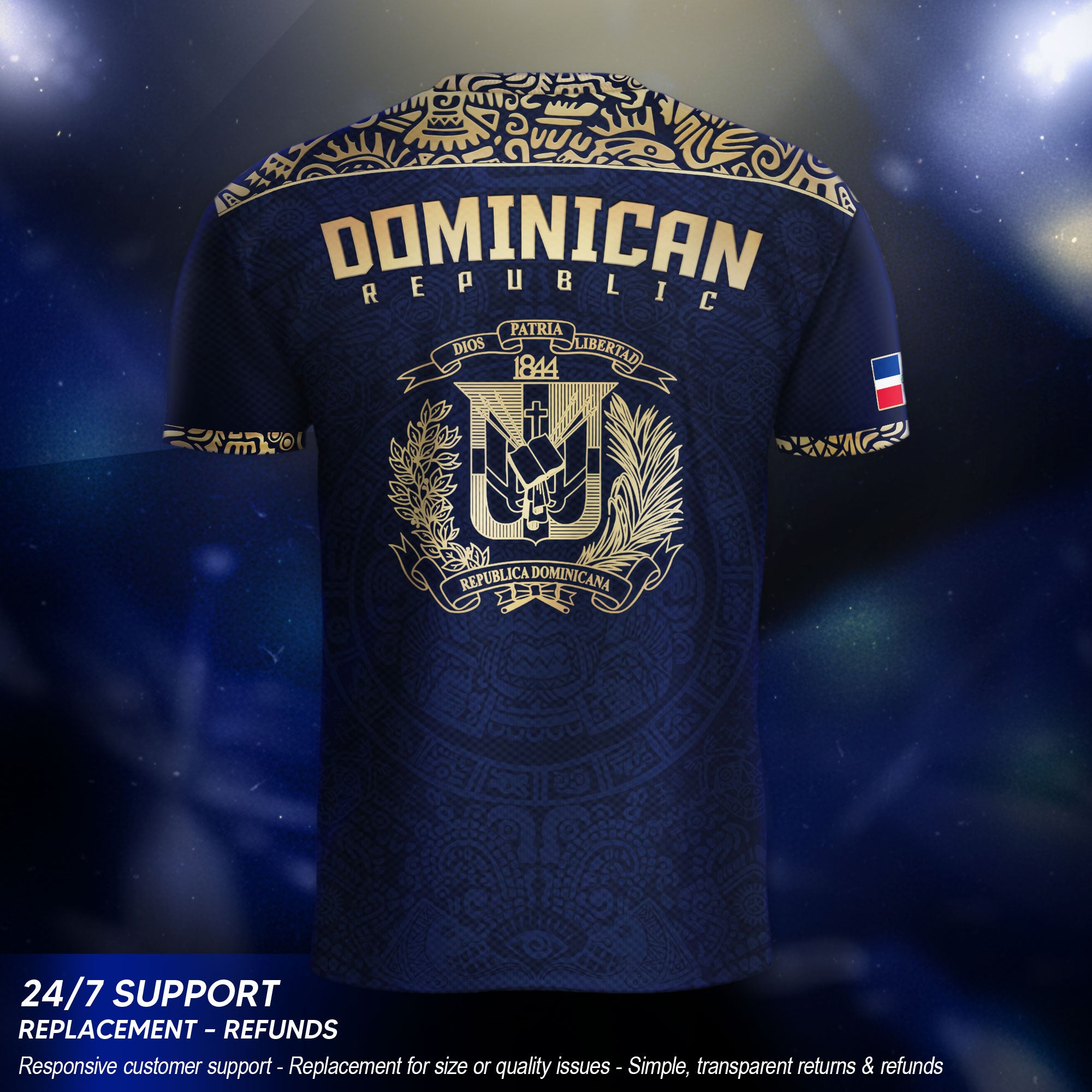 Dominican National Pride Soccer Jersey Navy And Gold, Culture Beyond the Game