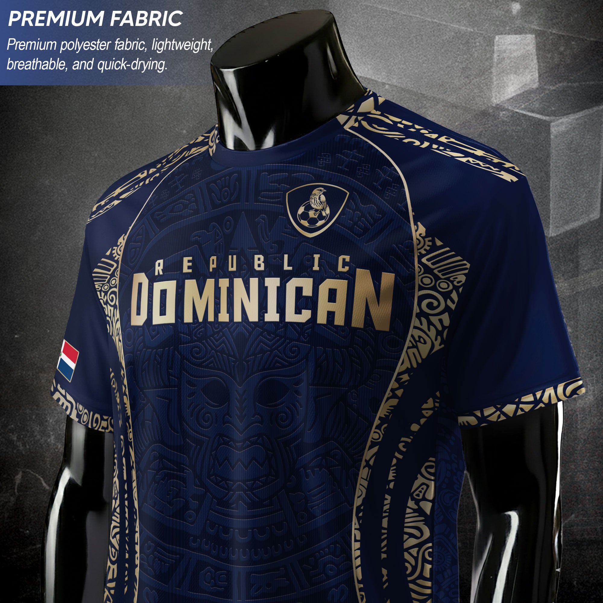 Dominican National Pride Soccer Jersey Navy And Gold, Culture Beyond the Game