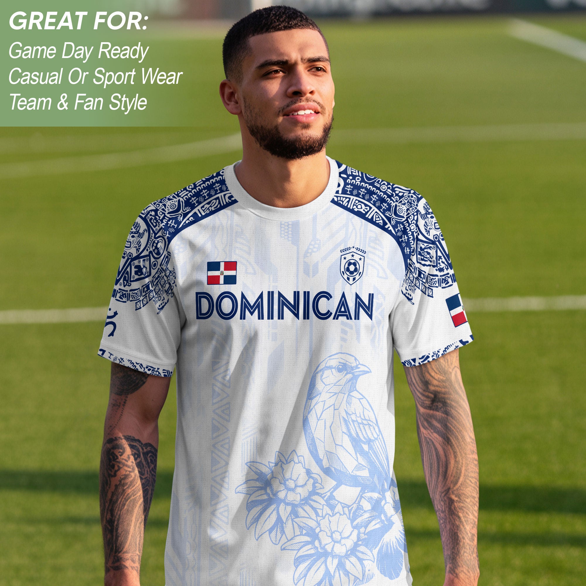 Dominican Republic Orgullo Dominicano White Cigua Palmera Soccer Jersey