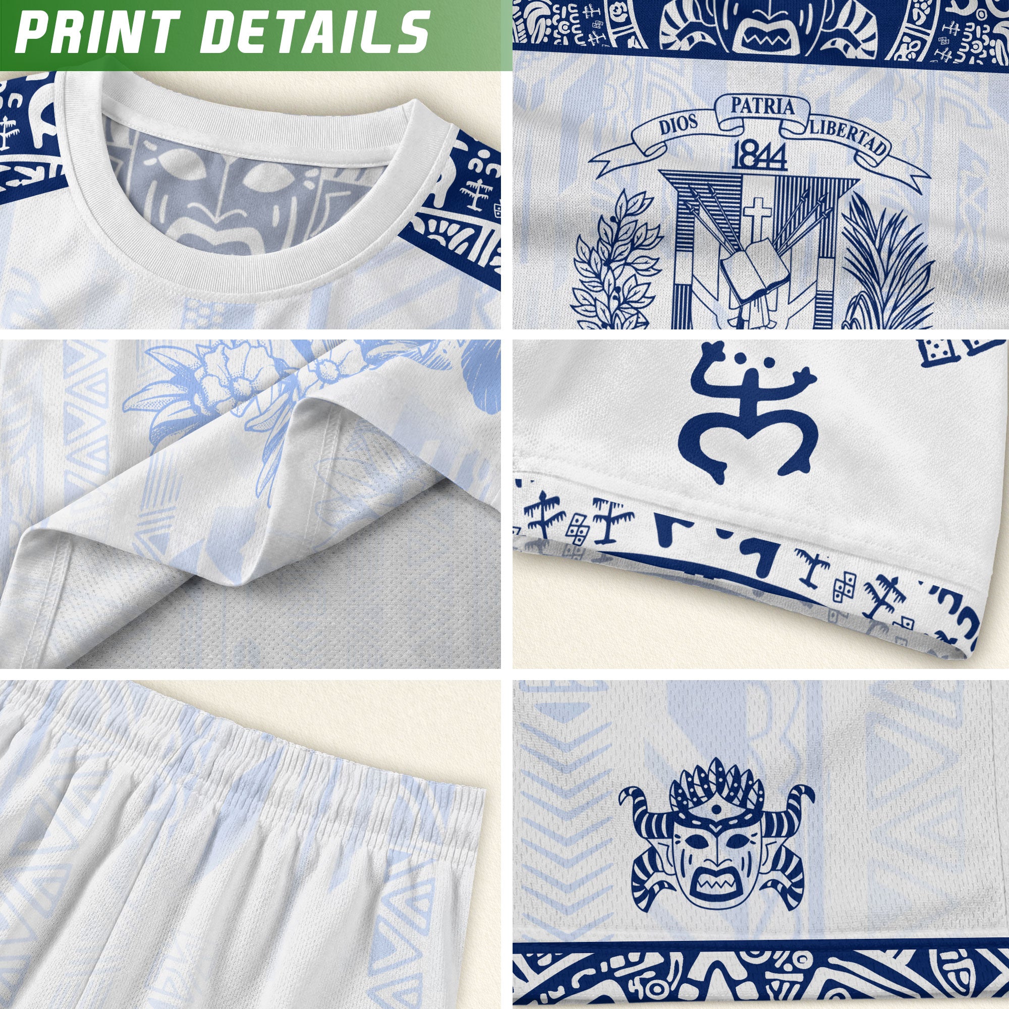 Dominican Republic Orgullo Dominicano White Cigua Palmera Soccer Jersey