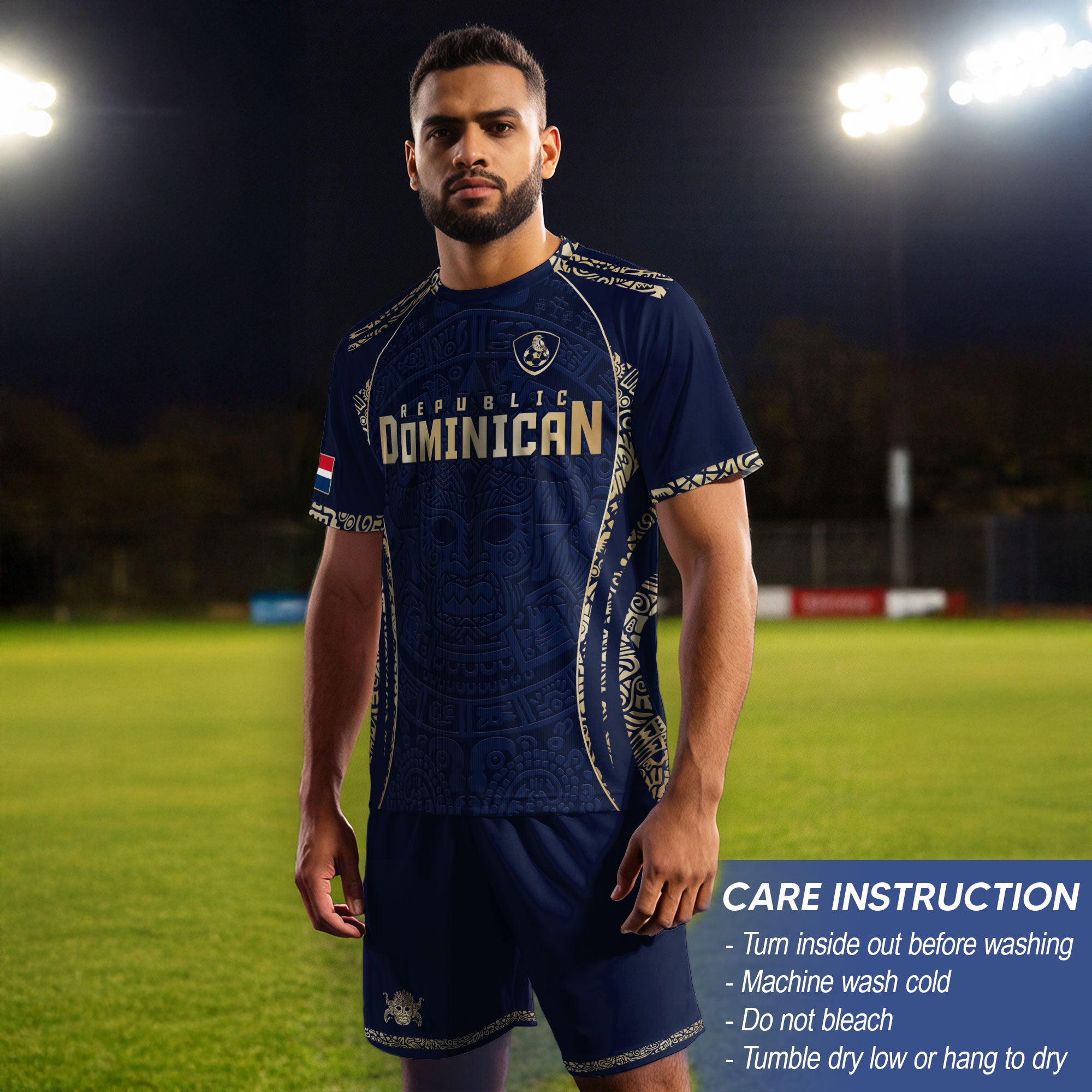 Dominican National Pride Soccer Jersey Navy And Gold, Culture Beyond the Game