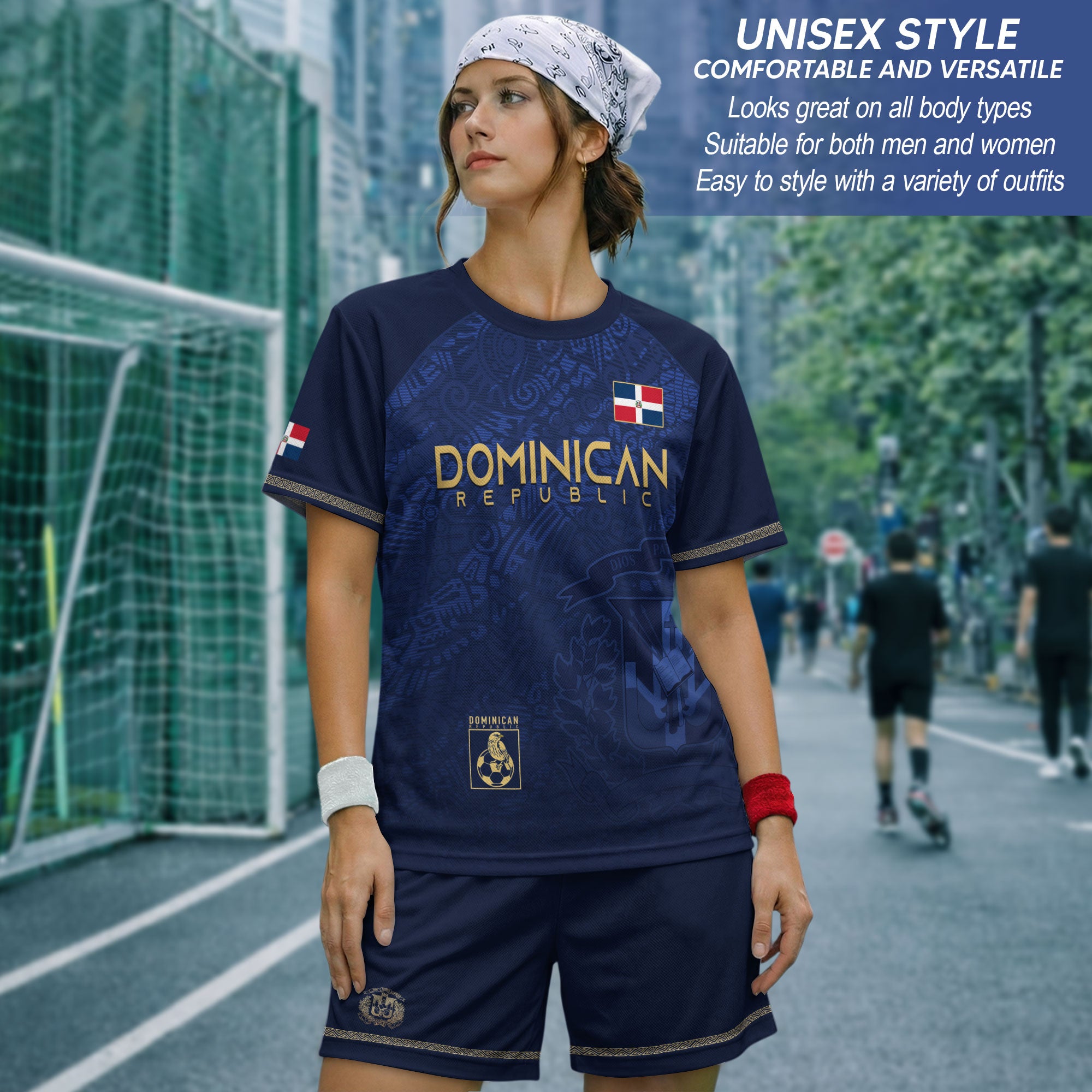 Dominican Heritage Soccer Jersey Navy And Gold, Cultural Pride and National Identity