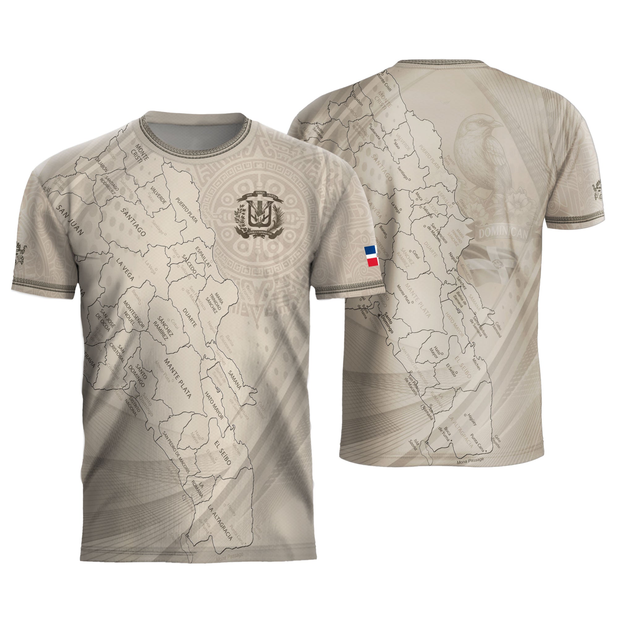 Dominican Cultural Identity Soccer Jersey Beige, Heritage & Pride Edition
